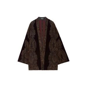 Zadig & Voltaire Sequin Paisley Velvet Kimono Jacket NWT Sample